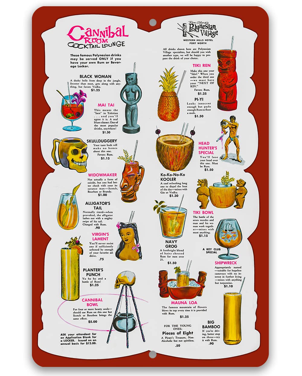 Cannibal Room Tiki Lounge Drin - Home Bar Lounge review and price