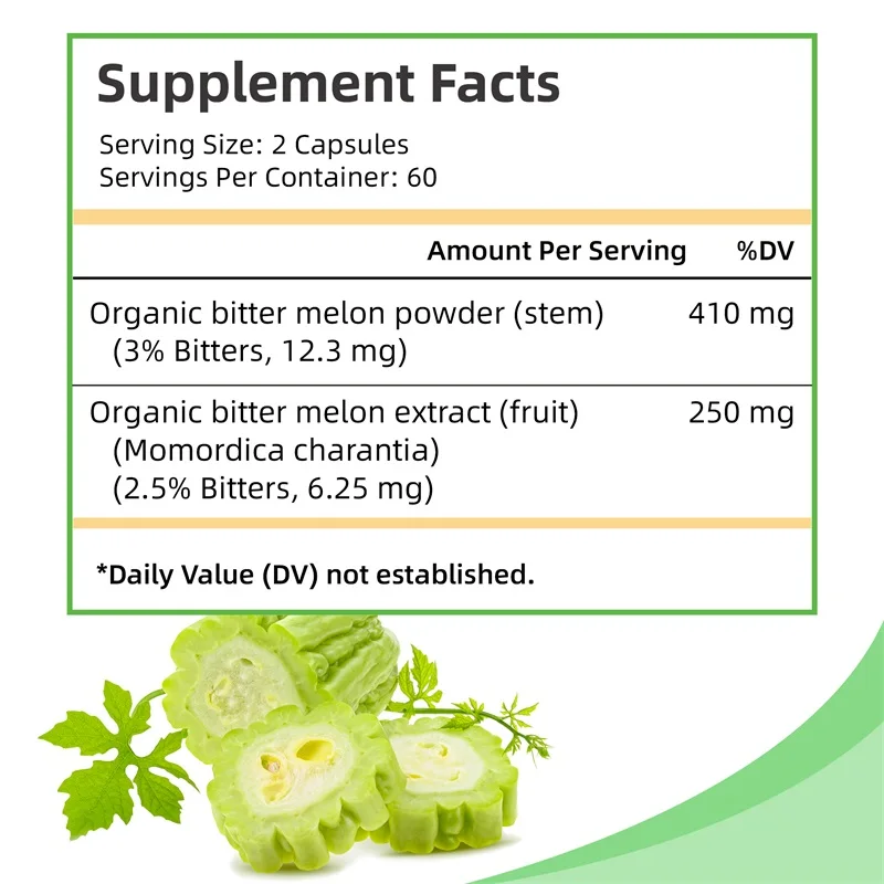 Bitter Melon Capsules - Weight - Bitters Bottle Set review and price