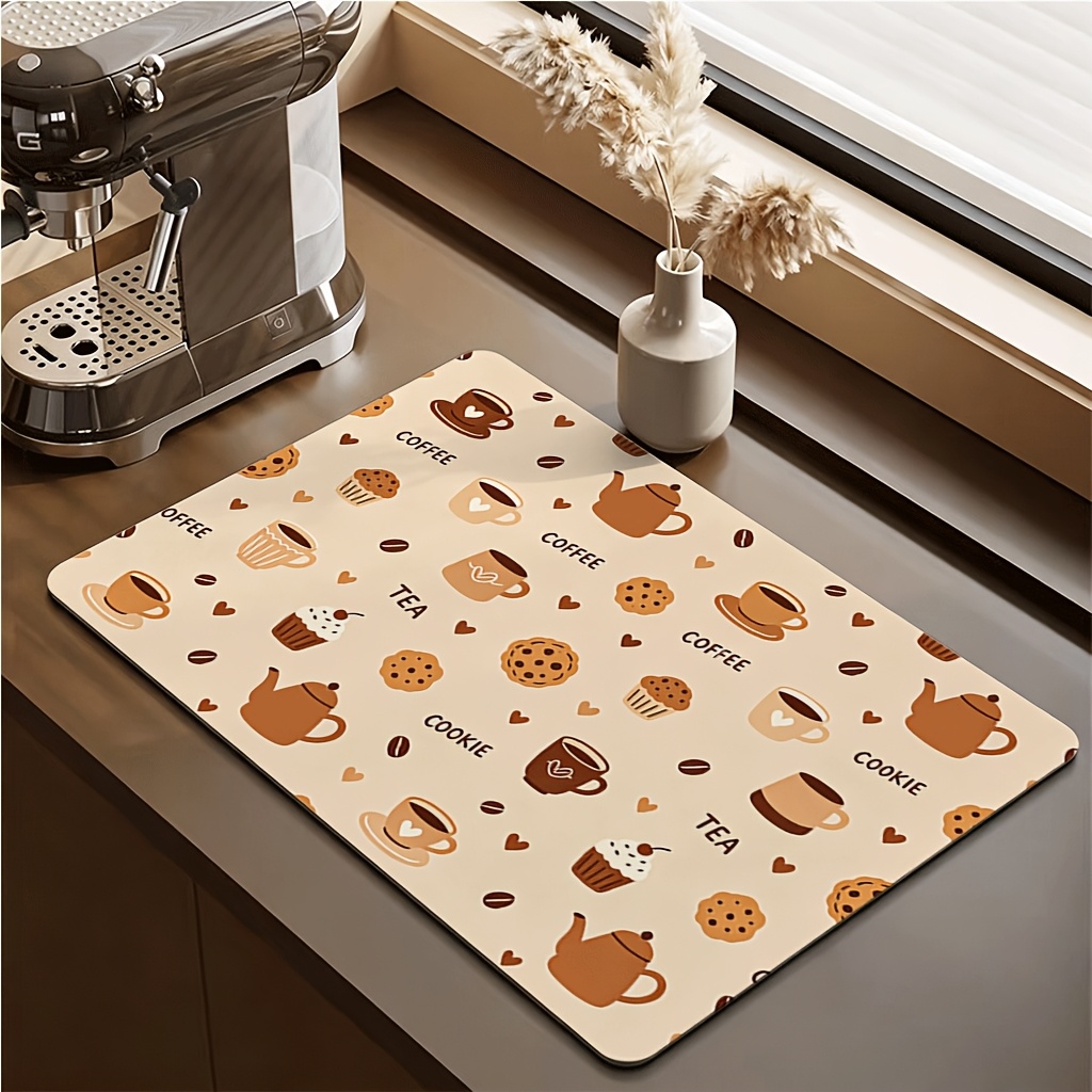 Cozy Christmas Coffee Bar Dish - Bar Mat Rubber review and price