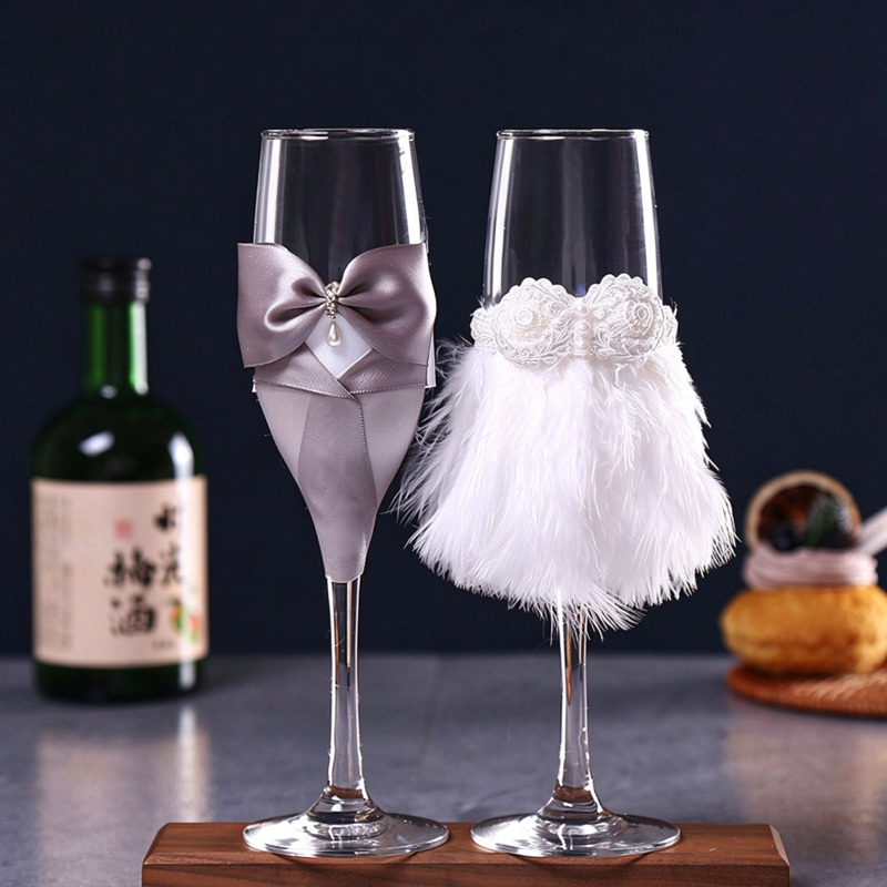 Wedding Champagne Flutes Set B - Home Bar Set review and price
