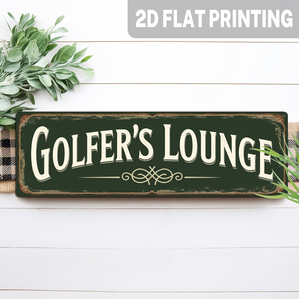 2D Flat, 1pc, Vintage Golfer'S - Home Bar Lounge review and price